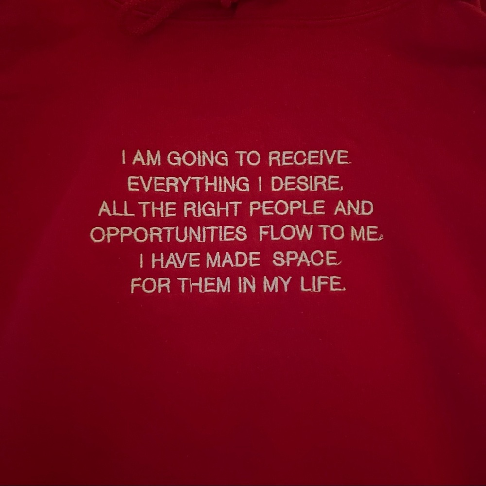 We’re Not Really Strangers Affirmation Hoodie